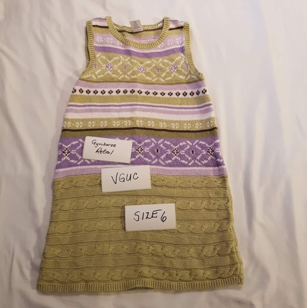 Gymboree girls Cowgirls at Heart knit dress size 6